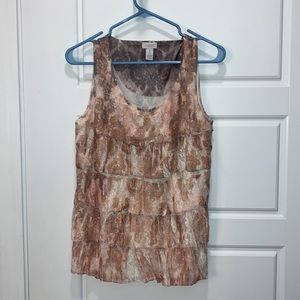 Chicos Layered Top Size 1